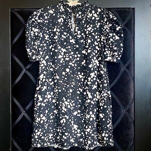 Women's Spring Dress by Who What Wear - Black & White Floral Size M